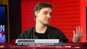 Juiceboxxx awkward interview on local news.